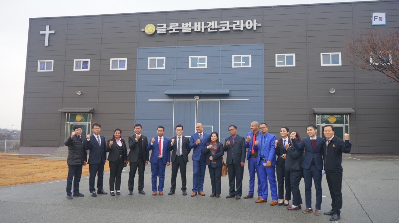 尼泊尔事业者访问韩国碧根总公司